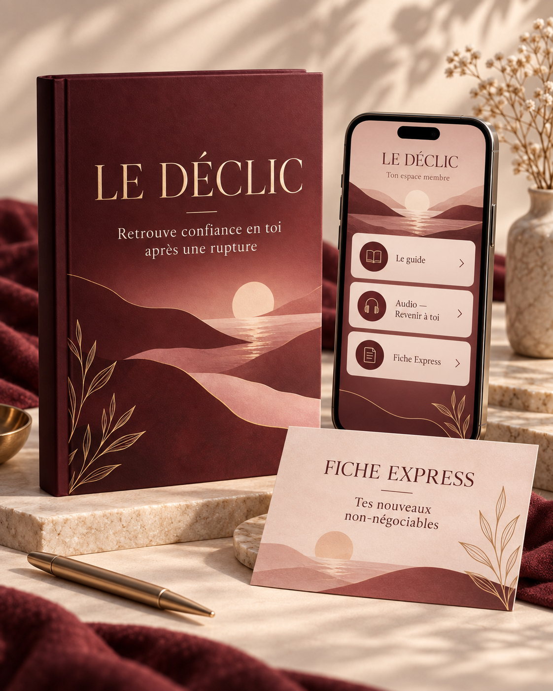 Le Déclic : guide, carnet 7 jours, audio et outils SOS